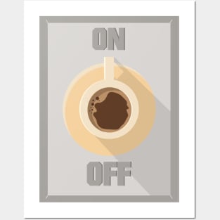 Coffee Brain Switch Posters and Art